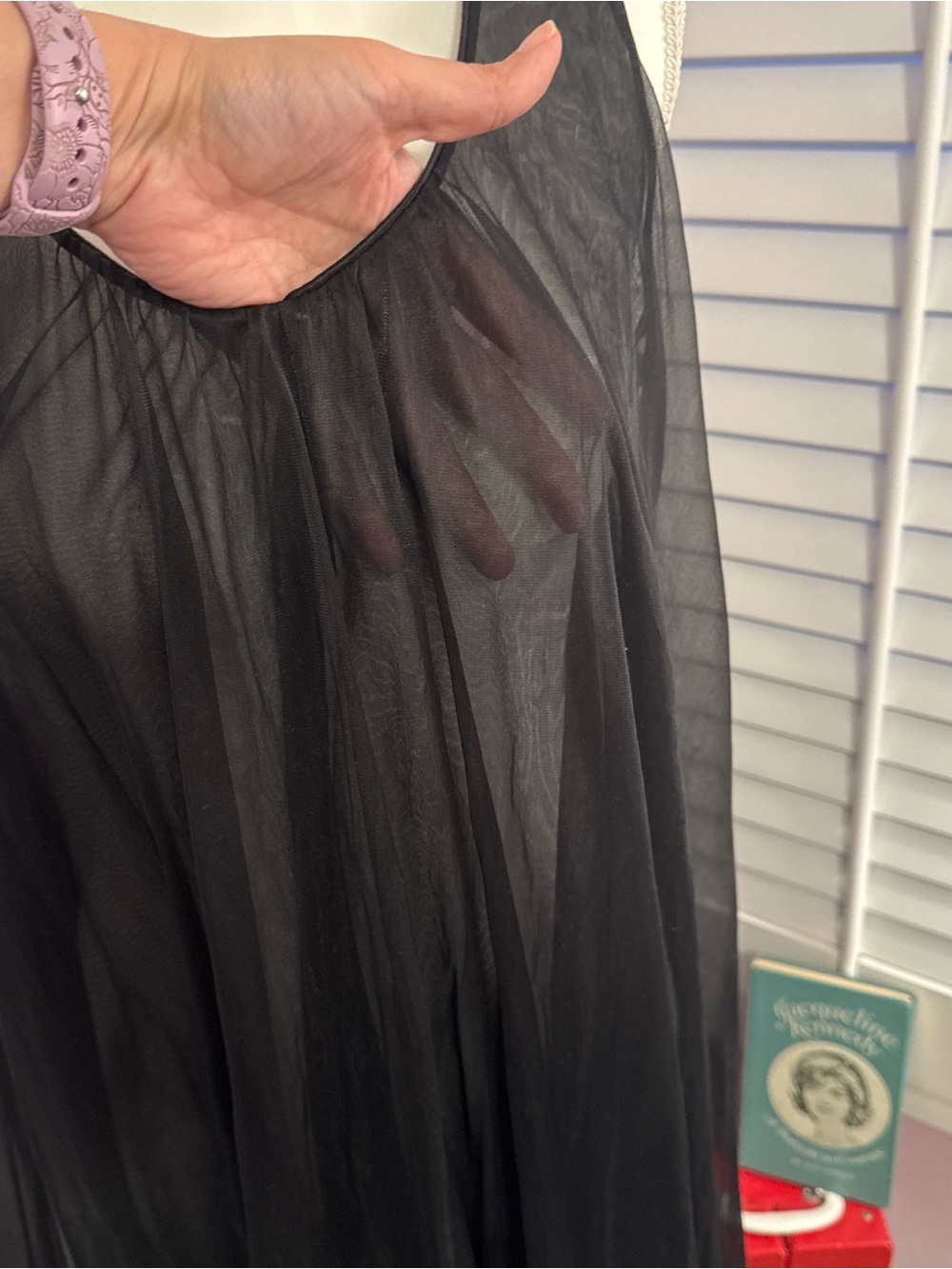 Vintage Sheer Black Nightie - Picture 3 of 7